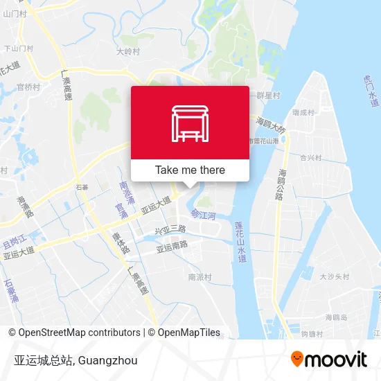 亚运城总站 map