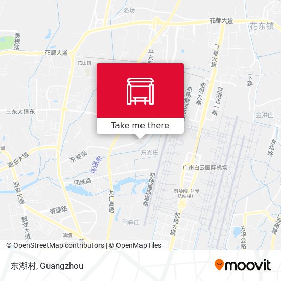 东湖村 map