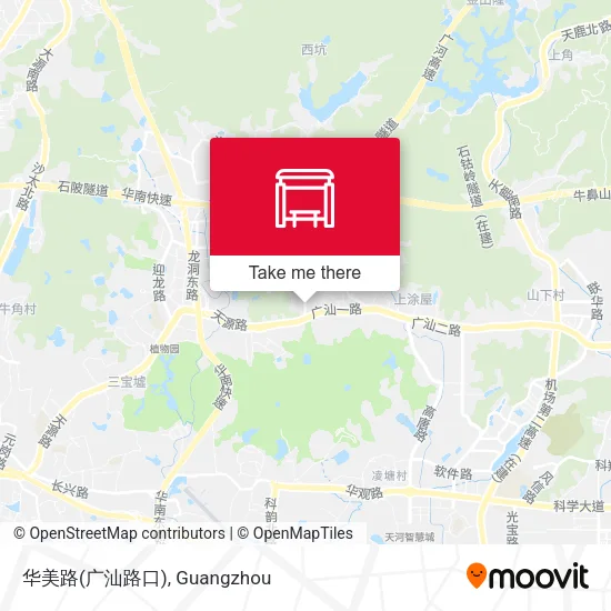 华美路(广汕路口) map