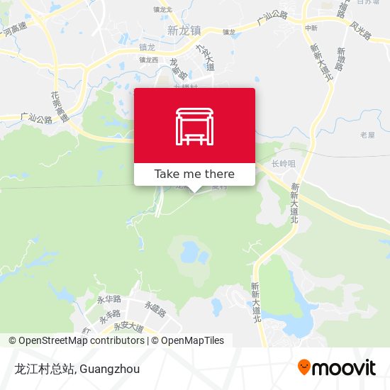 龙江村总站 map
