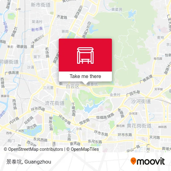 景泰坑 map