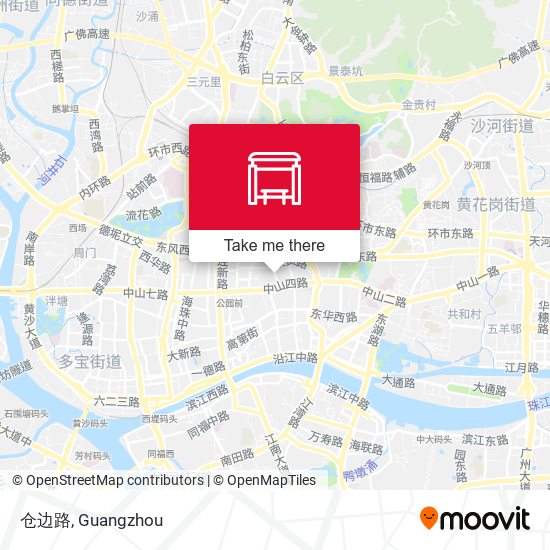 仓边路 map