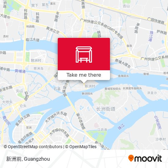新洲前 map