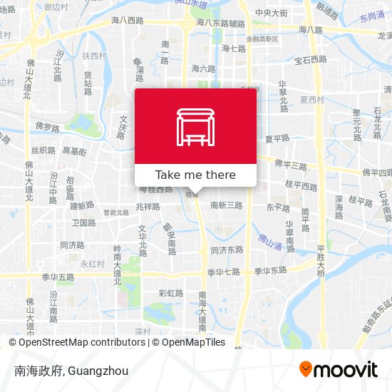 南海政府 map