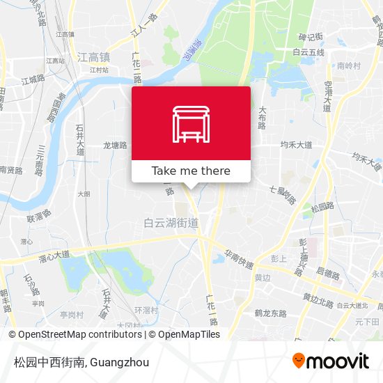 松园中西街南 map