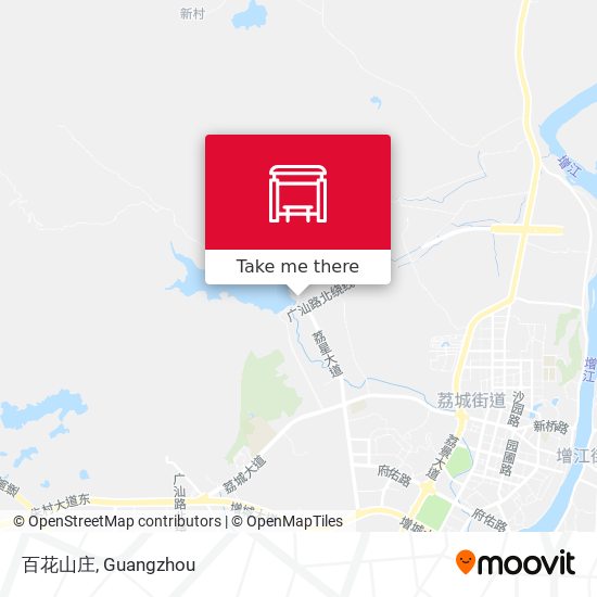 百花山庄 map