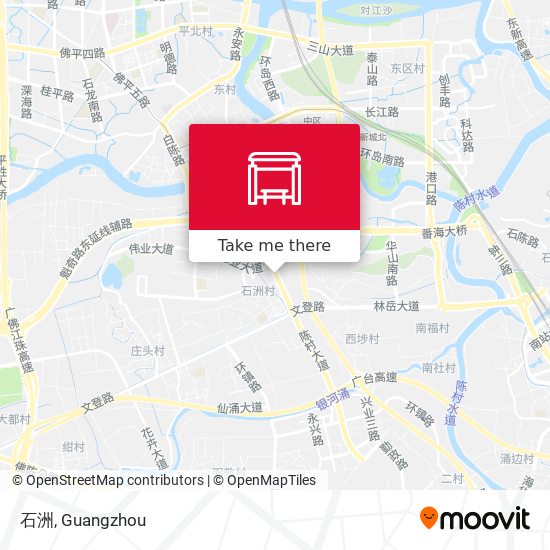 石洲 map