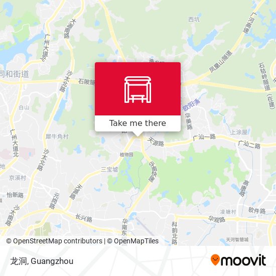 龙洞 map