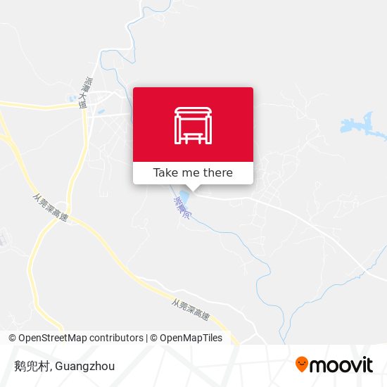 鹅兜村 map