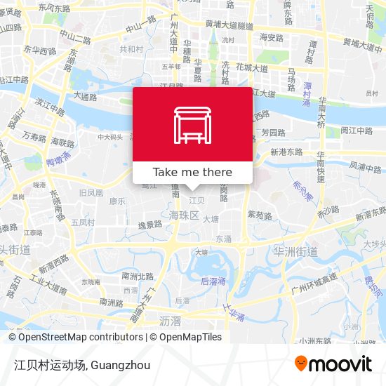 江贝村运动场 map