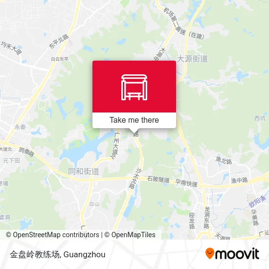 金盘岭教练场 map