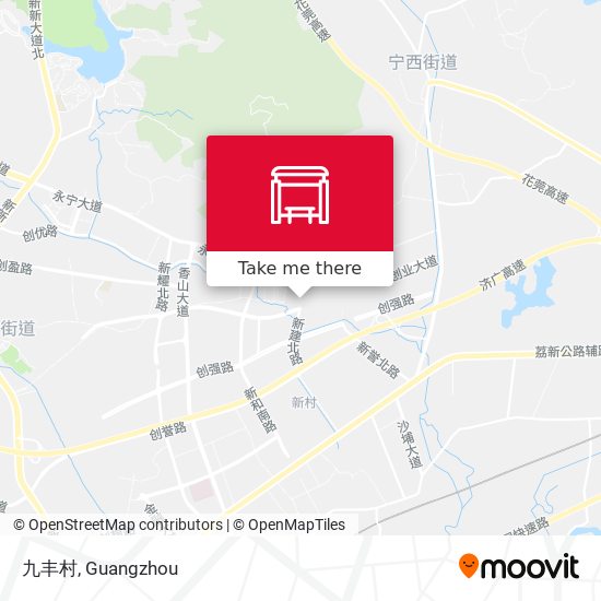 九丰村 map