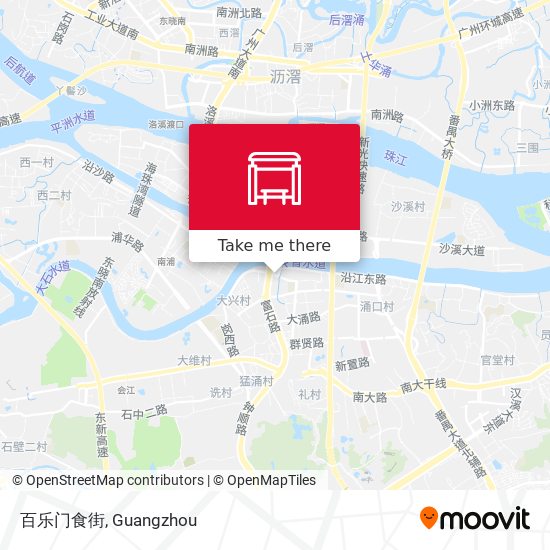 百乐门食街 map