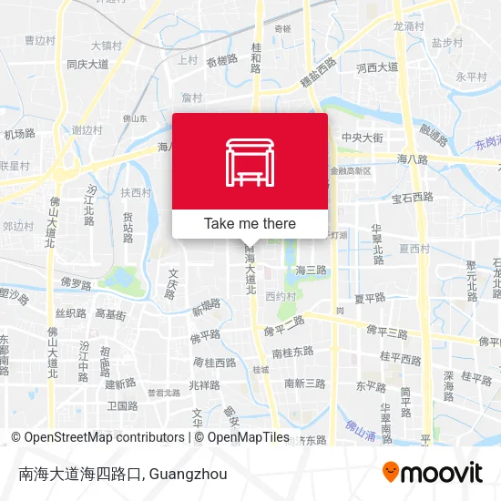 南海大道海四路口 map