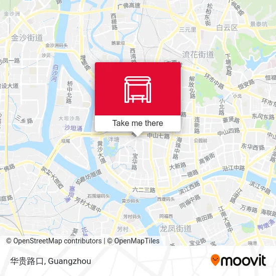 华贵路口 map
