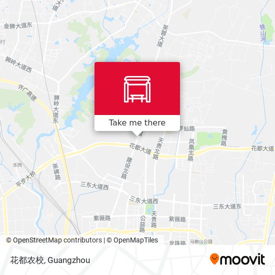 花都农校 map