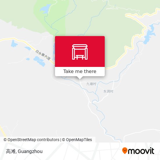 高滩 map
