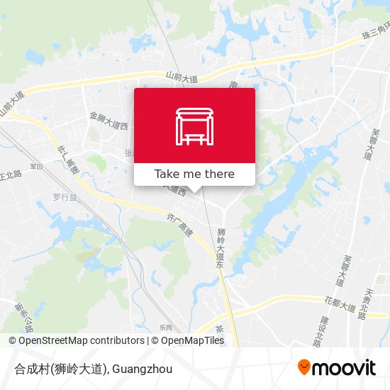 合成村(狮岭大道) map