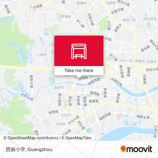 西丽小学 map