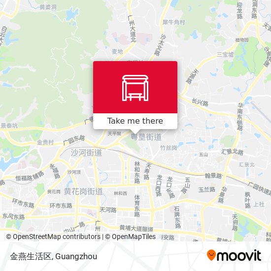 金燕生活区 map