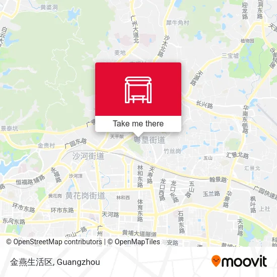 金燕生活区 map