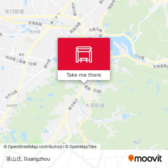 茶山庄 map