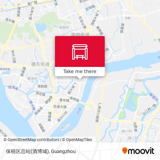 保税区总站(酒博城) map