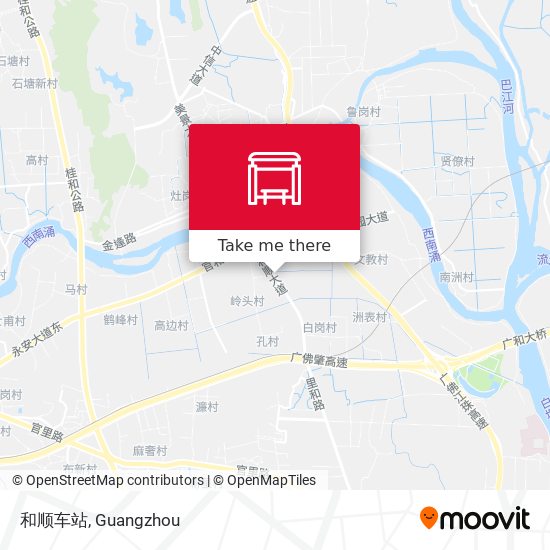 和顺车站 map