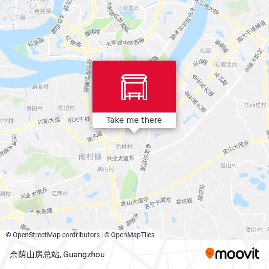 余荫山房总站 map