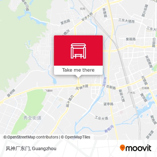 风神厂东门 map