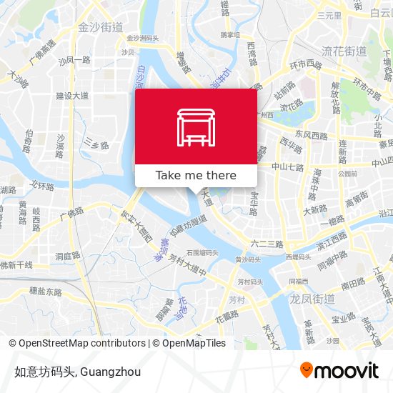 如意坊码头 map