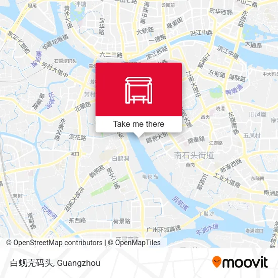 白蚬壳码头 map
