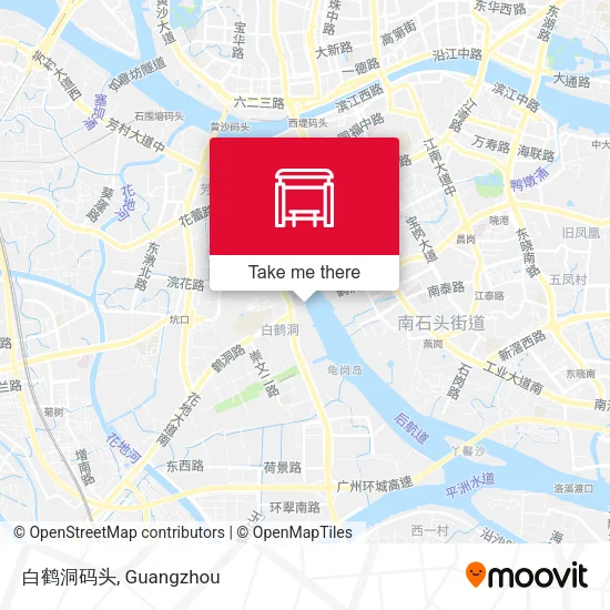 白鹤洞码头 map
