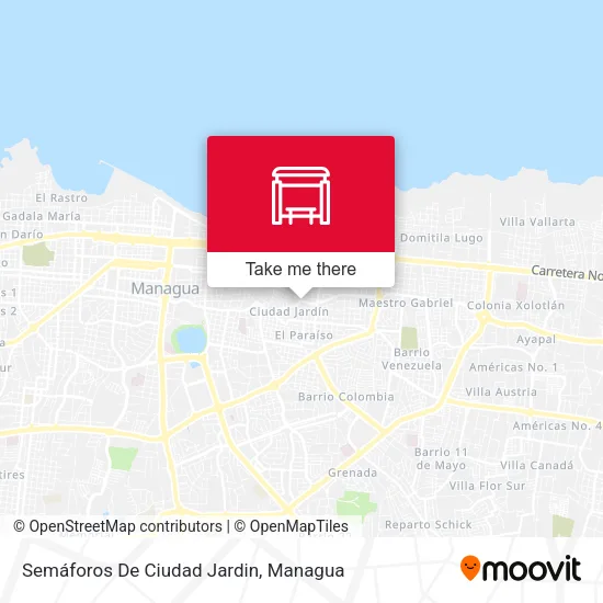 Mapa de Semáforos De Ciudad Jardin