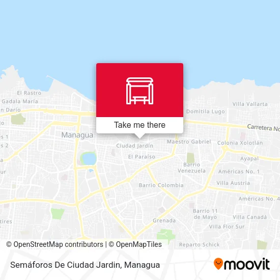 Mapa de Semáforos De Ciudad Jardin