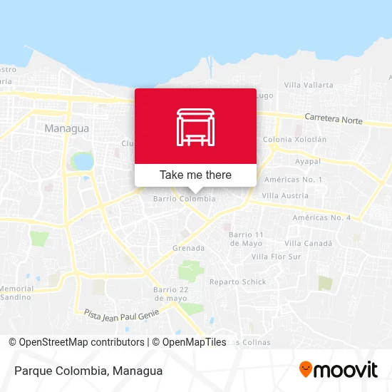 Parque Colombia map