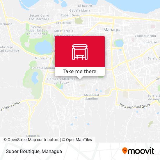 Super Boutique map