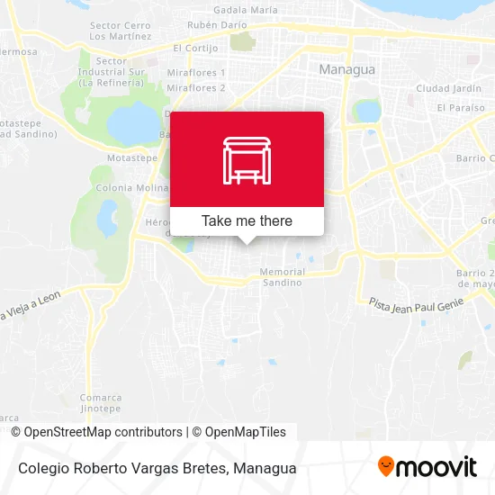Mapa de Colegio Roberto Vargas Bretes