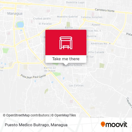 Puesto Medico Buitrago map