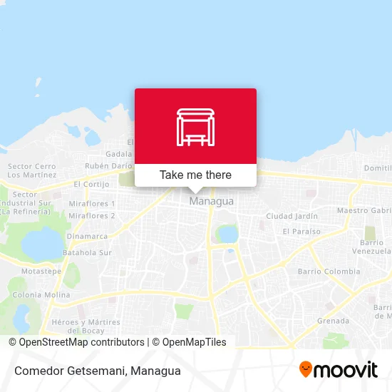 Comedor Getsemani map