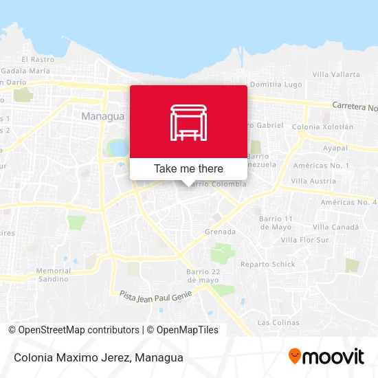 Mapa de Colonia Maximo Jerez
