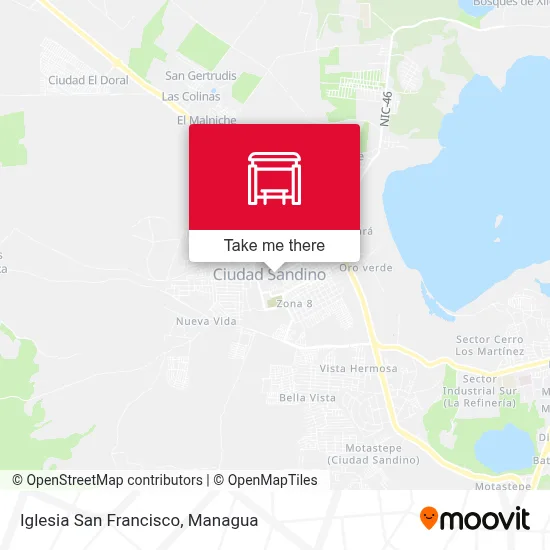 Mapa de Iglesia San Francisco