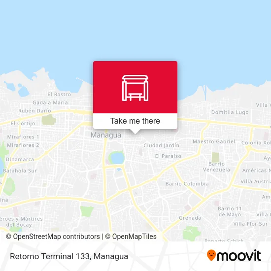 Mapa de Retorno Terminal 133