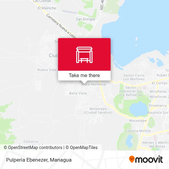 Pulperia Ebenezer map