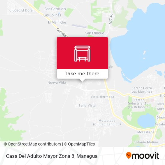 Casa Del Adulto Mayor Zona 8 map
