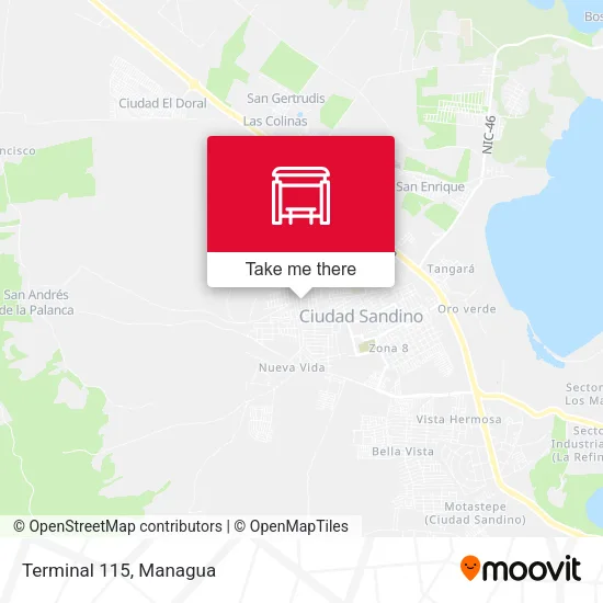 Mapa de Terminal 115