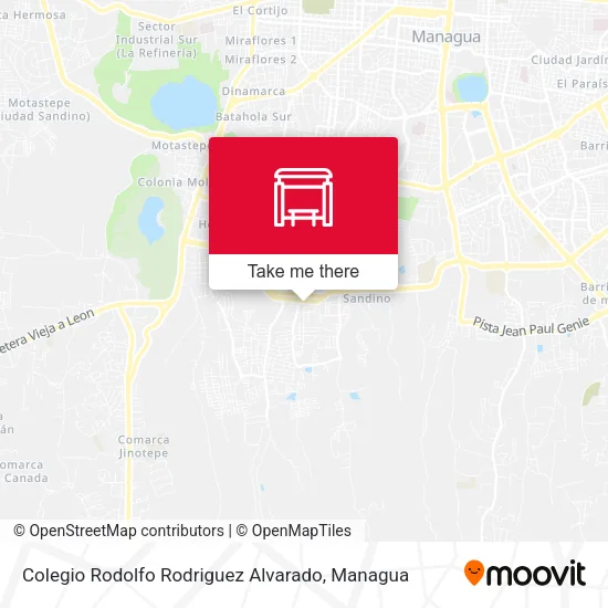 Mapa de Colegio Rodolfo Rodriguez Alvarado