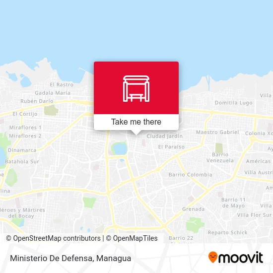Ministerio De Defensa map