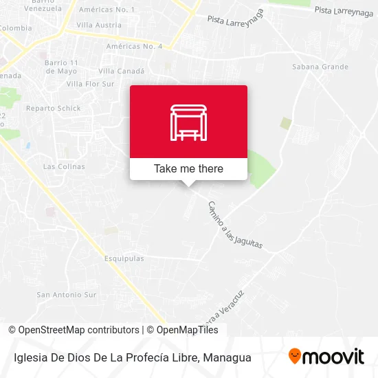 Iglesia De Dios De La Profecía Libre map