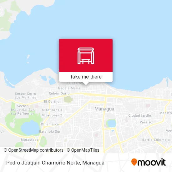 Pedro Joaquin Chamorro Norte map
